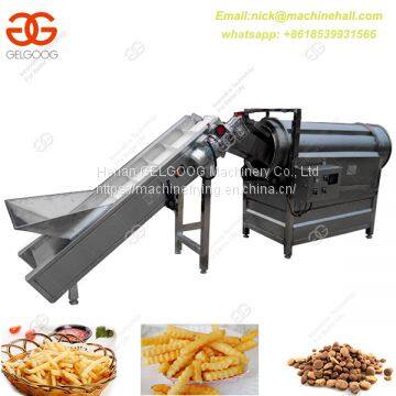 Industrial Fried French Fries Single Drum Seasoning Machine|Hot Selling Potato Chips Seasoning Machine photo-2