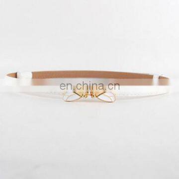 Hot Pink Bow Strap Belt Flower Buckle Adjustable Waist Belts For Dress photo-5