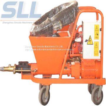 Easily cleaning widely used plastering rendering machines for sale