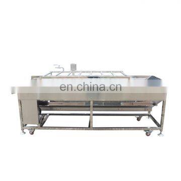 Industrial Automatic Red Bell Pepper Onion Tomato Vegetable Brush Roll Washing Machine for Sale photo-4