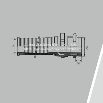 Stainless Steel Anti Breaking Waterproof Cable Gland photo-2