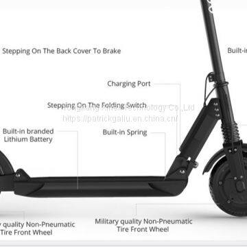 Cheap 8 Inch Electric Kick Scooter Easy Folding photo-4