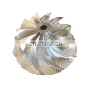 TD04HL 16T 49189-00016 43.43/56.02mm 11+0 Blades Turbo Milling/aluminum 2618/billet Compressor Wheel photo-2