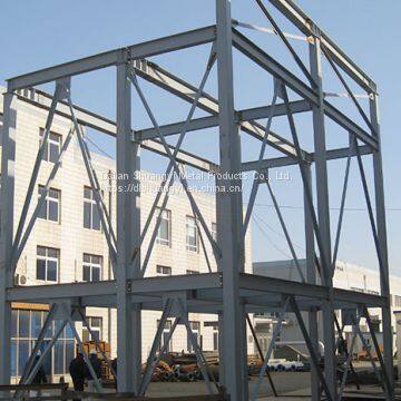 Welding and CNC machining of large frame