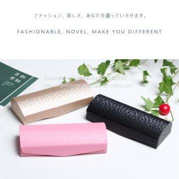 Crush-resistant, Vintage, Fashionable, Artistic Eyewear Case; Elegant Reflective Eyeglass Case photo-5