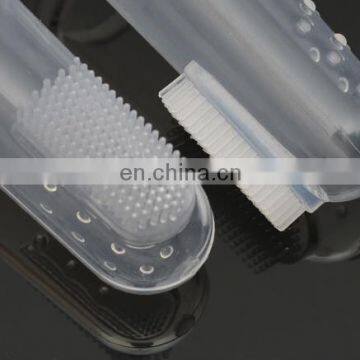 Pet Finger Style Teeth Brush Soft Pets Silicon Finger Cot Dog Teeth Cleaning Fingerstall Brush photo-3