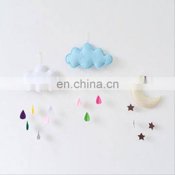 100% Handmade Cloud Shape Felt Baby Mobile photo-2