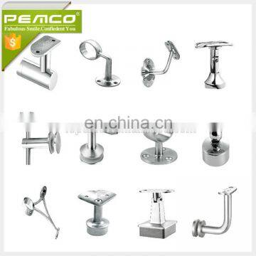 Wholesale Wall Mounted SS Stair Railing Pipe Holder/Support Stainless Steel Handrail Accessories for Stair Handrail Bracket