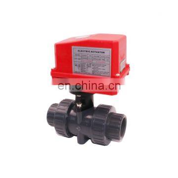 CTF001 series mini washing machine inlet electric manual variable flow control 2 3 way motorized water cpvc ball valve