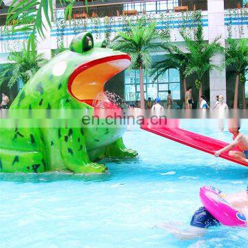 mini aqua park with small water slide