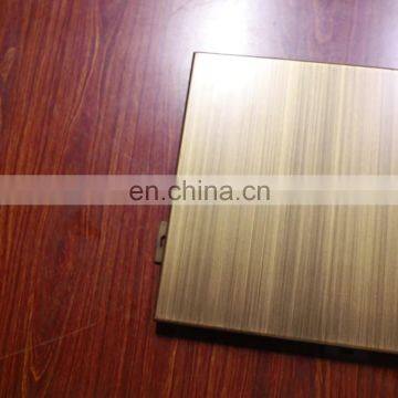 Foshan Supplier Building Materials Curtain Wall Price Per m2 Plastic Wood Facade Panels