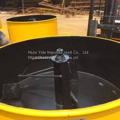 JW250 Cement Mortar Concrete Small Pan Mixer With Electric Motor photo-5