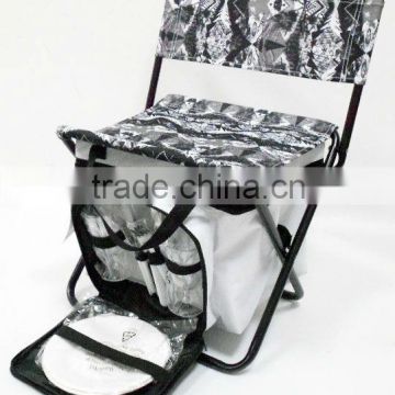 folding cooler chair / folding fishing chair with cooler