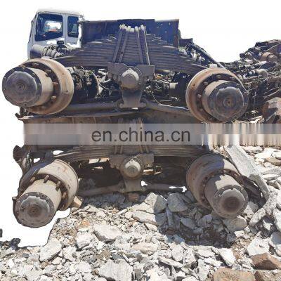 second hand Germany type actros trailer tractor rear axle with brake disc/ drum/ pad in china