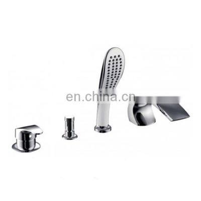 RPWAOY Massage Hot Tube Waterfall Tub Faucet Bathtub Hot and Cold Water Faucet Waterfall Shower Bath-Mixer