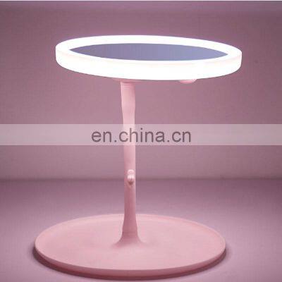 New Style Table Desktop Led Light Makeup Cosmetic Mirror photo-3