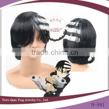 Short Soul Eater anime cosplay male wigs