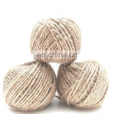 DIY Hotest Wholesale Nature Jute Burlap Durable Hemp Rope for Decoration Gift Packaging