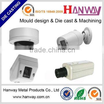 OEM cctv security system camera housing aluminum die casting