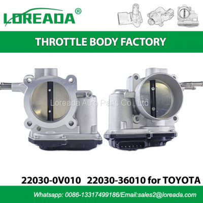 LOREADA Throttle Body 220300V010 2010-17 Camry Highlander Rav4 Sienna tC Venza 22030-36010 22030-0V010