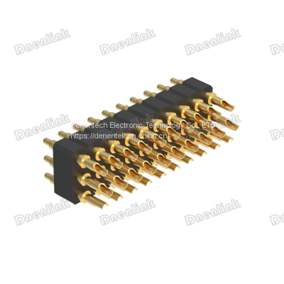 Dnenlink 3.00mm Pitch Triple Row H4.0mm Solder PogoPin Connector