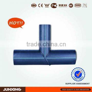 HDPE Fabricated Fittings Reducing Tee