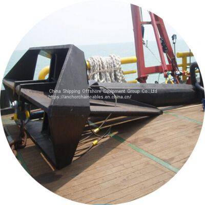 7000kg Marine High Holding Power deltal anchor Factory with DBV KR CCS Certificate