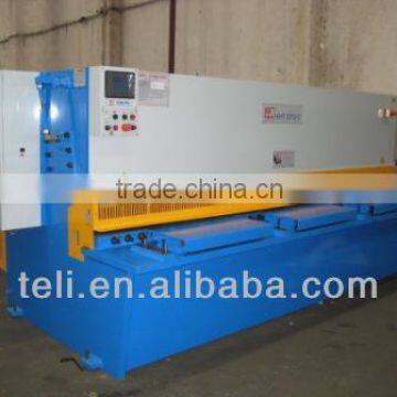 china nantong teli cnc hydraulic swing beam shearing machine