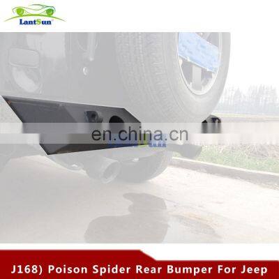 Lantsun ForJeep J L J168)Poison Spider Rear Bumper for Jeep for Jkwrangler 2007-2017 photo-2
