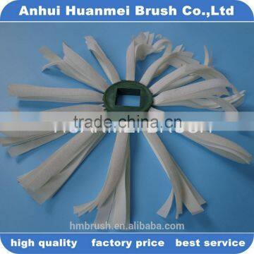 Guardrail brush wall cleaning brush with nylon fabric