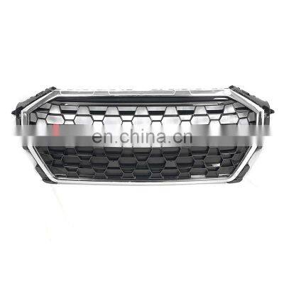 Grill for Audi Q3 SQ3 Honeycomb Grill for Audi Q3 SQ3 Car Accessories Front Grill for Audi Q3 SQ3 RSQ3 2020 2021 2022 photo-2