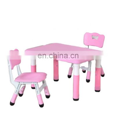 High Quality Multi Color Anti Fall And Anti Collision Safety Kids Desk And Chair Set