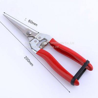 Stainless Steel Garden Pruning Scissors Pruner Snip Trimming Tool for Gardening Plant Flower Gripe photo-5