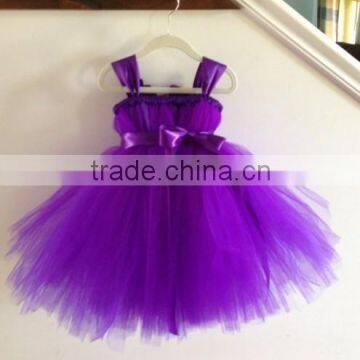 Purple tulle dress for halloween handmade alluring costume kids halloween dress