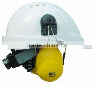 safety helmet with face shield and Ear Defender ear muff