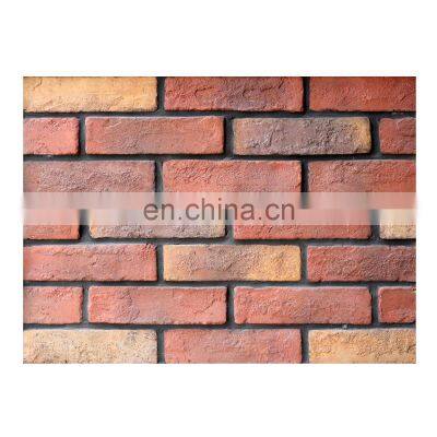 decorative fiber board reclaimed tiles thin veneer red brick veneer exterior wall decor