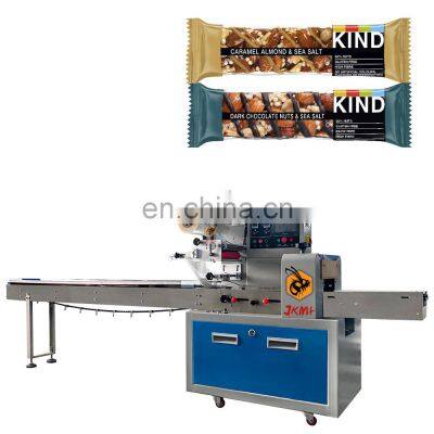 Automatic Granola Cereal Energy Bar Pillow Packing Machine for Cereal Chocolate Bar Protein Bar Packaging Machine