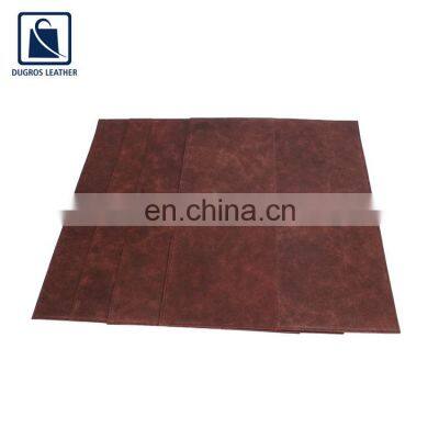 Premium Quality Matching Stitching Wholesale Home Decoration Genuine Leather Coaster From Indian Manufacturer photo-4