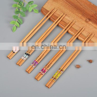 100% Chinese Natural Reusable Wooden Bamboo Chopsticks/Wholesale  Custom Bamboo Round Chopsticks Japan