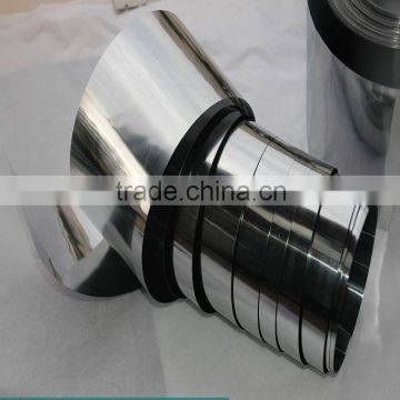 Negative electrode alloy foil for battery