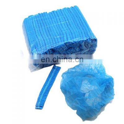 Disposable Medical Surgical PP Non Woven Head Cover Bouffant Caps Hair Net Strip Mob Cap