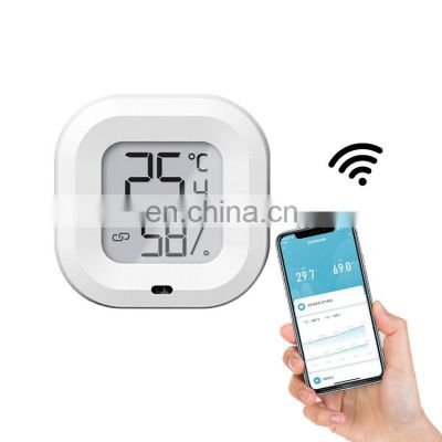 Domestic Household Indoor Apply To Hotel Public House Witty BLE Bluetooth Temperature And Humidity Meter In Environment