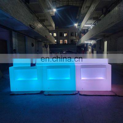 Counter for Wedding Club Bar Furniture LED Furniture Beach Bar Mobile Bar Counter Table and Stool