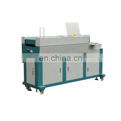 A3 A4 Full Automatic Spine & Side Glue Paper Processing Packing Binder Notebook Binding Making Machine photo-2