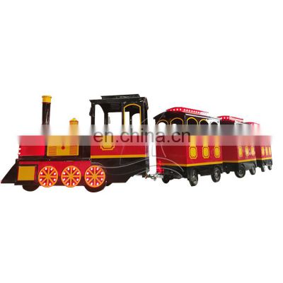 Amusement park rides children 20 seat trackless train for sale