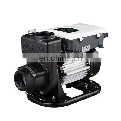 New Design 1.2 Hp Solar Surface Self-priming Pump With Solar Panel