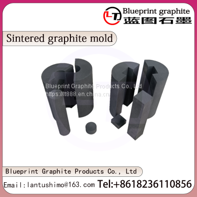 High strength and high-temperature resistant sintered graphite mold