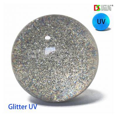 Gliter UV Color 50 мм акриловые контактные жугульные шары (OEM размер 50 мм - 150 мм)