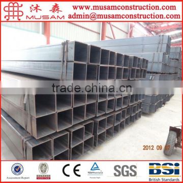 Rectangular steel pipe for construct in stock with good price