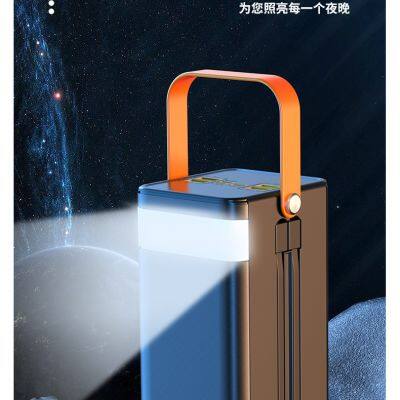 Portable Wired 30000 50000 60000 MAh Large Capacity Super Fast Charging Ribbon Cable for Outdoor Camping Mobile Power Supply photo-3